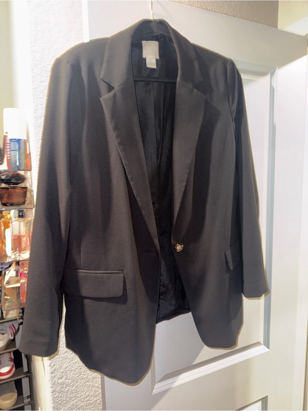 H&M Black Single-Button Blazer